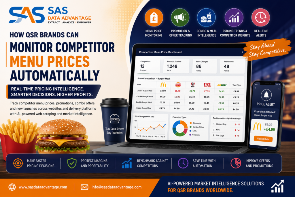 How QSR Brands Can Monitor Competitor Menu Prices Automatically