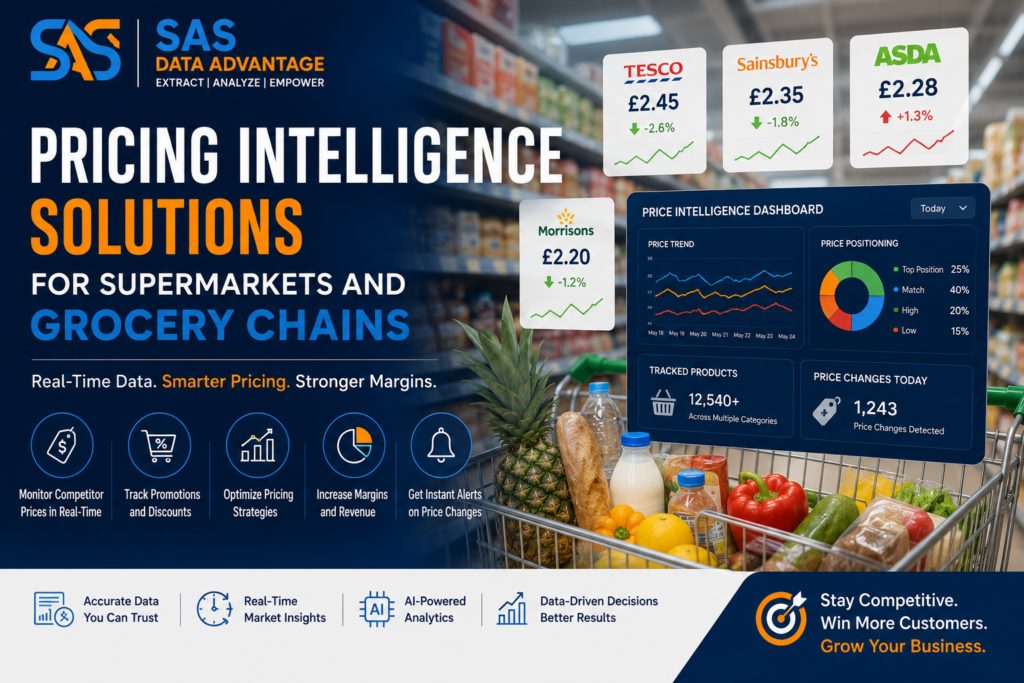 Pricing Intelligence Solutions for Supermarkets and Grocery Chains