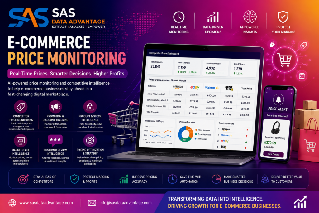 E-commerce Price Monitoring: How AI-Powered Pricing Intelligence Helps Online Retailers Win More Customers